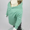 wrap jacket groen boven