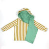 wrap jacket overzicht streep-groen