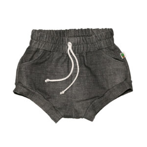 Pocket shorties jeanslook zwart/grijs